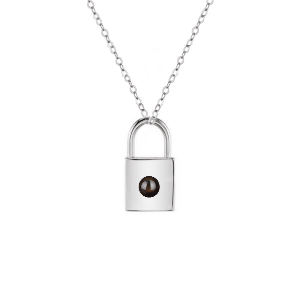 Lock Heart In 100 Languages I Love Your Projection Necklace